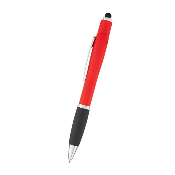 Satin Stylus rABS Pen w/ Spin Top