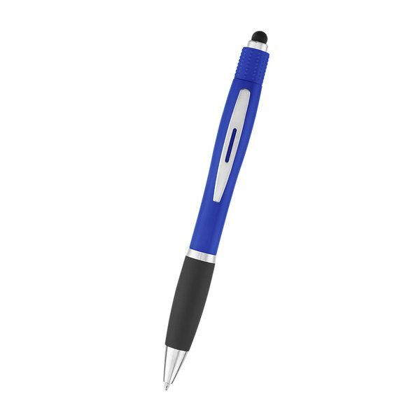 Satin Stylus rABS Pen w/ Spin Top