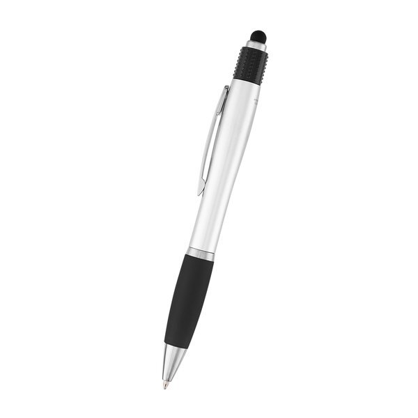 Satin Stylus rABS Pen w/ Spin Top
