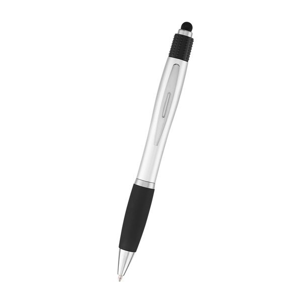 Satin Stylus rABS Pen w/ Spin Top