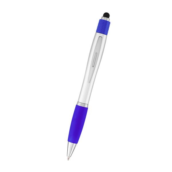 Satin Stylus rABS Pen w/ Spin Top