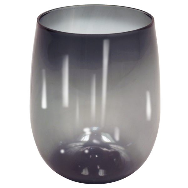 Shatterproof Plastic Full Color Stemless Wine Glass, 12oz.