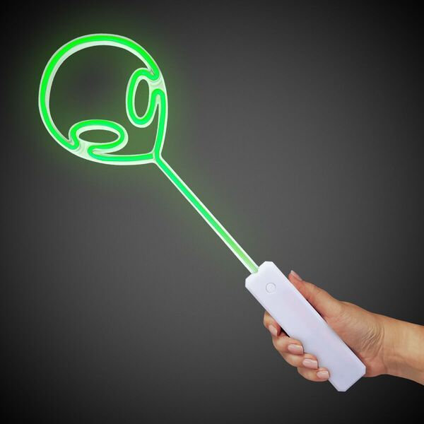 Green Alien Neon Wand