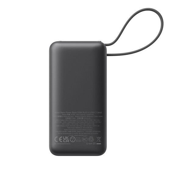 Anker® Nano 30W Power Bank, 10,000mAh