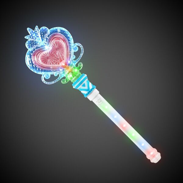 LED Heart Wand w/ Light Up Handle