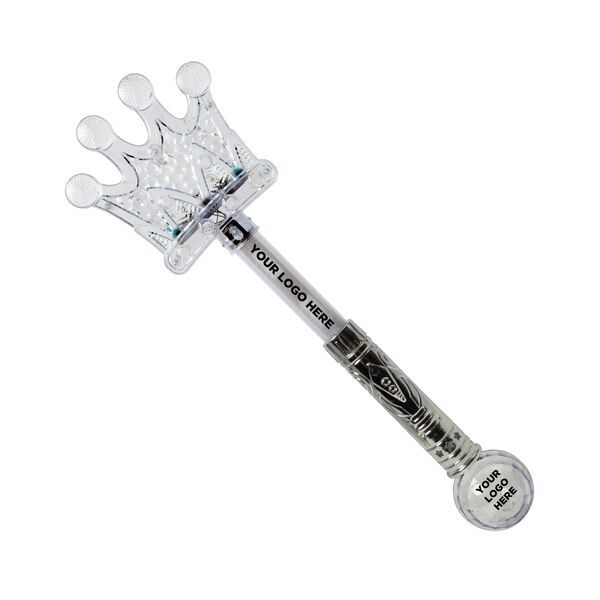 LED Silver Crown Wand