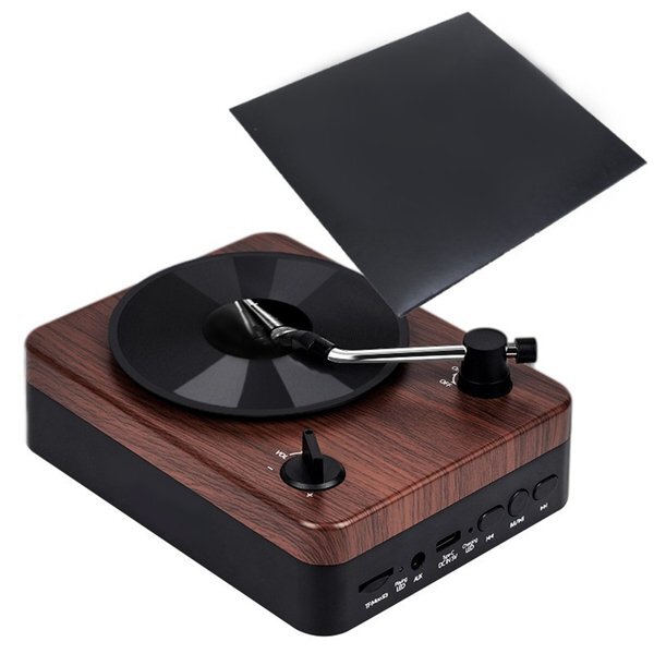 Turntable Wireless Speaker w/ Custom Record Envelope