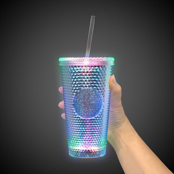 Light Up Diamond Tumbler, 16oz.