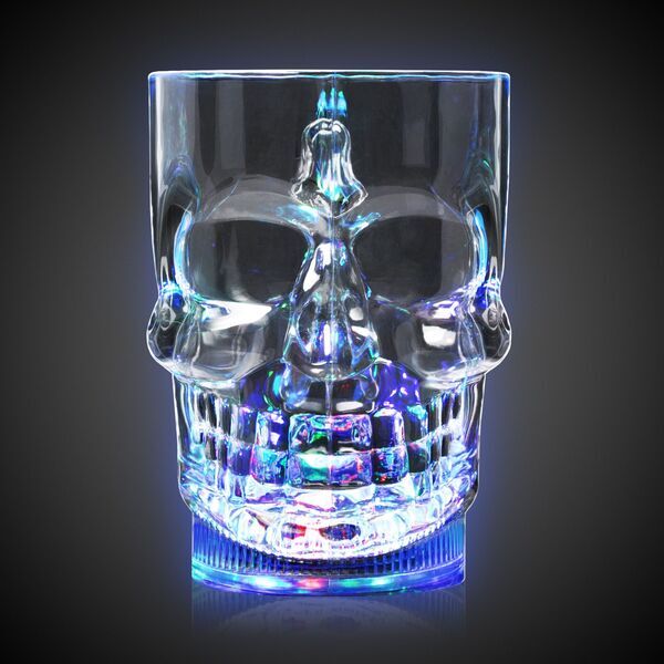 Skull Multi-Color LED Mug, 20oz.