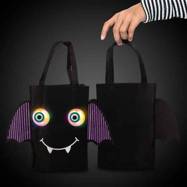Bat Light Up Trick or Treat Bag