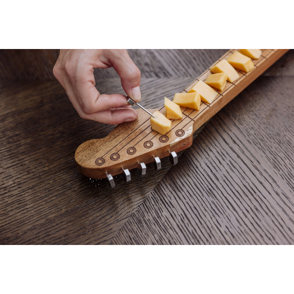 Guitar Legend Acacia Cheese Board