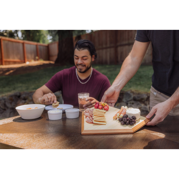 Home Plate Bamboo Serving Board