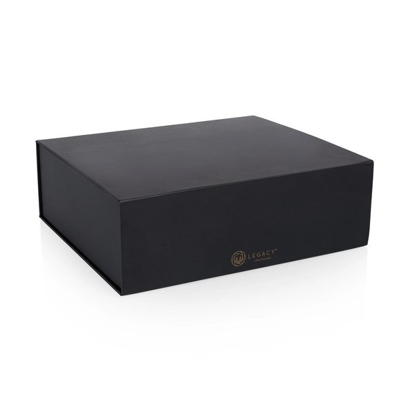 Ambassador Whiskey Box w/ Decanter & 4 Lowball Glasses