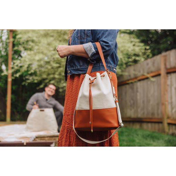 Sirolo Canvas & Leatherette Tote