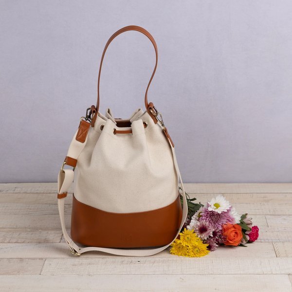 Sirolo Canvas & Leatherette Tote