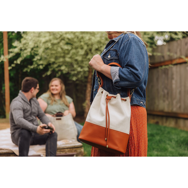 Sirolo Canvas & Leatherette Tote