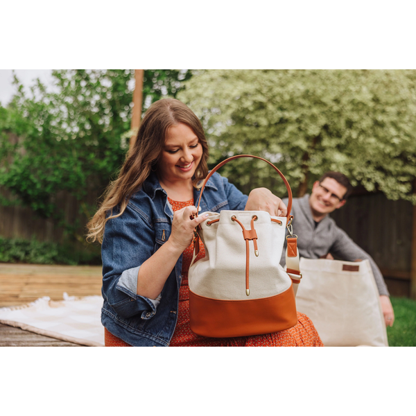 Sirolo Canvas & Leatherette Tote