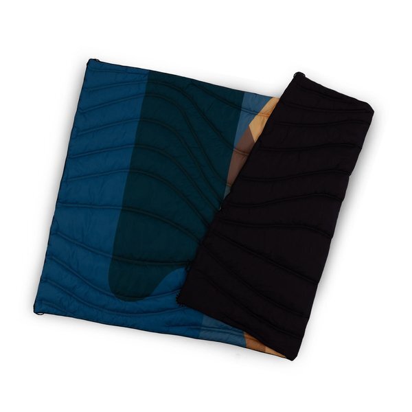 Aura Outdoor Cotton/Poly Puffer Blanket, 79" x 55"