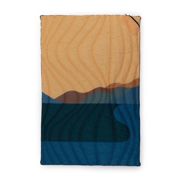 Aura Outdoor Cotton/Poly Puffer Blanket, 79" x 55"