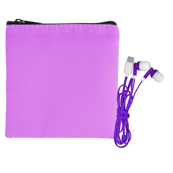 Eco RPET Earbud Travel Pouch