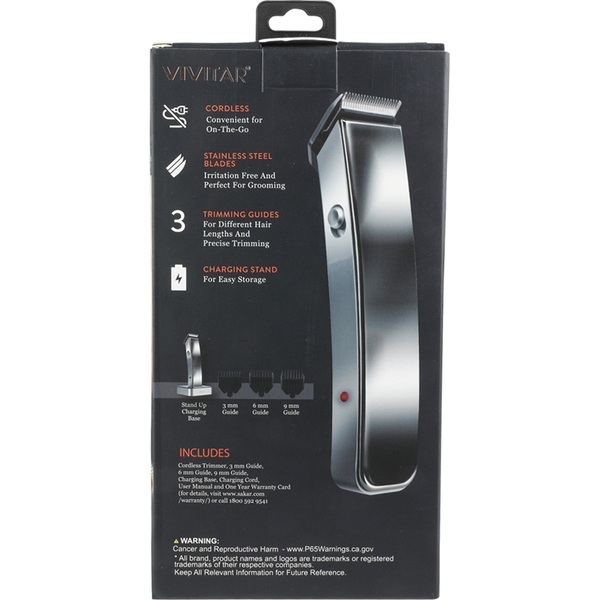 Vivitar® Rechargeable Cordless Hair Trimmer