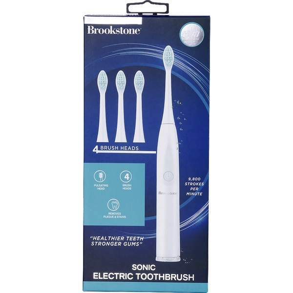 Brookstone® Sonic Electric Toothbrush