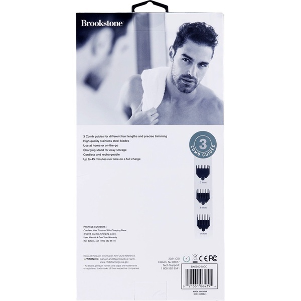 Brookstone® Cordless Hair Trimmer
