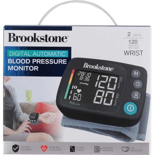 Brookstone® Digital Blood Pressure Monitor