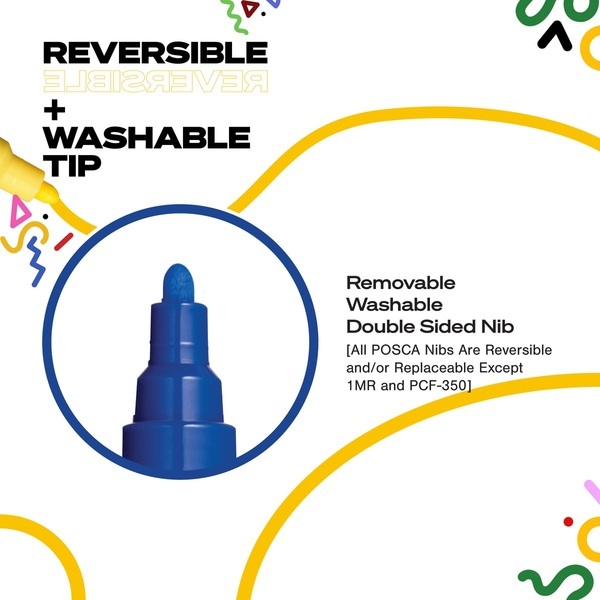 POSCA® 4-Piece Metallic Marker Set w/ Bag