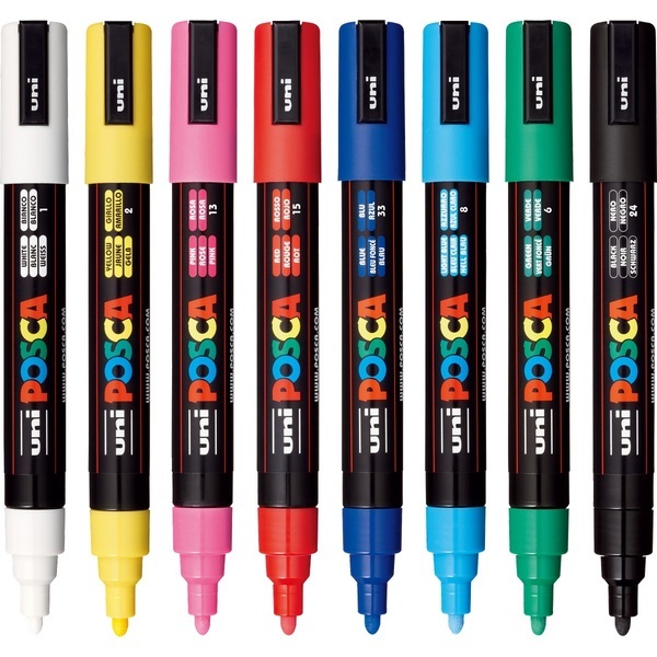 POSCA® 8-Piece Basic Marker Set w/ Bag