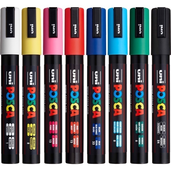 POSCA® 8-Piece Basic Marker Set w/ Bag