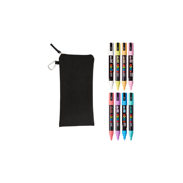 POSCA® 8-Piece Soft Medium Marker Set w/ Bag