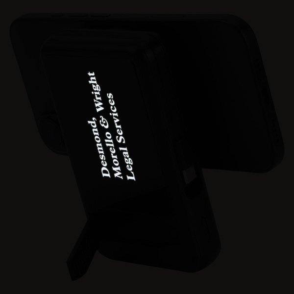 Imperial Light-Up Power Bank w/ Magnetic Wireless Charger, Watch Charger, Stand & Cable, 10000mAH