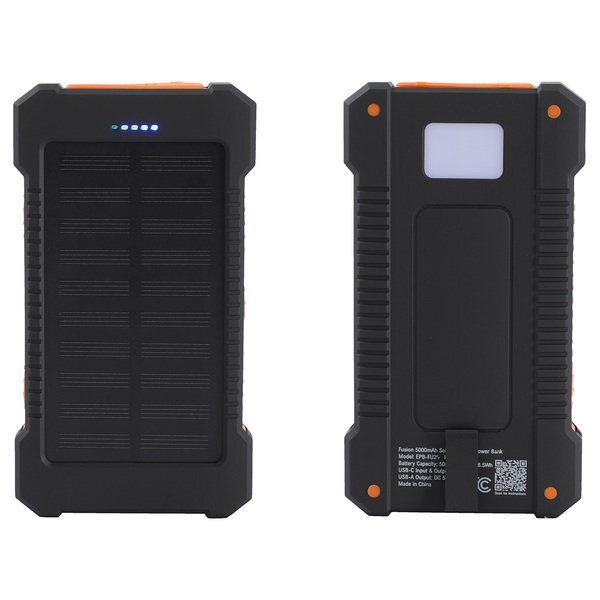 Fusion Solar-Changing Power Bank, 5000mAh