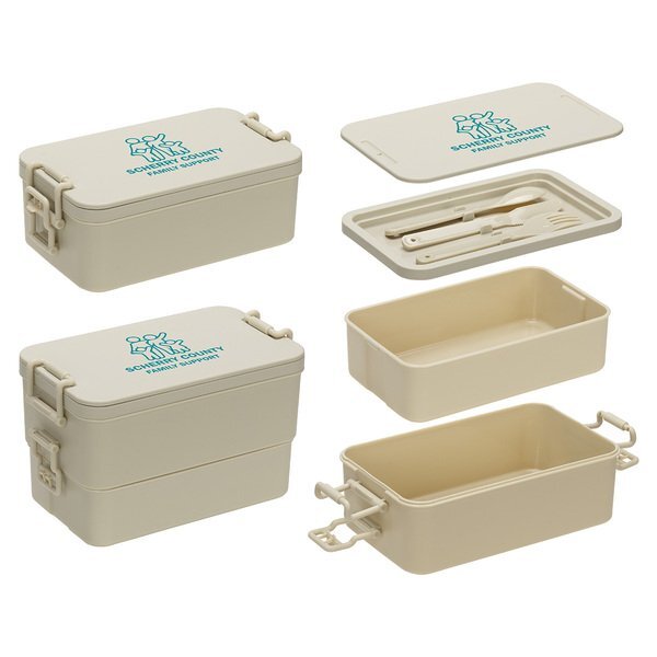 Canteen Stackable Lunch Box w/ Utensils
