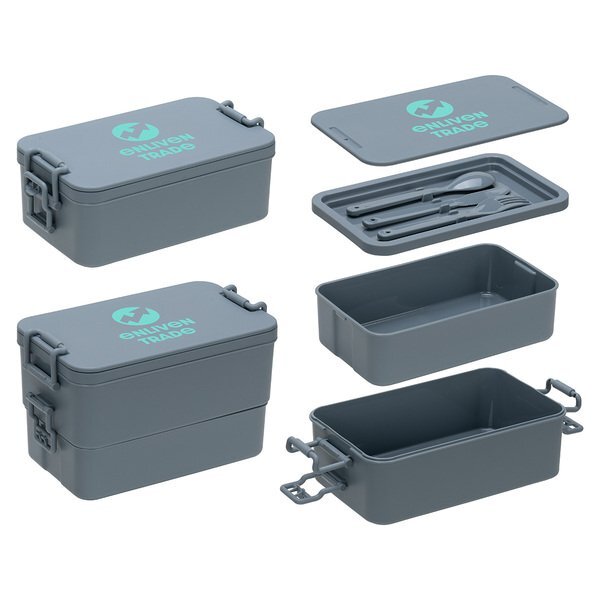 Canteen Stackable Lunch Box w/ Utensils