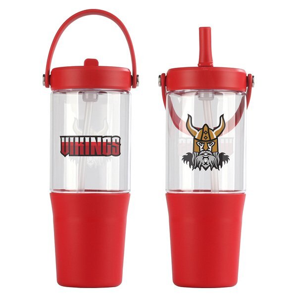 Harbor Recycled Single Wall Tumbler w/ Straw, 40oz.