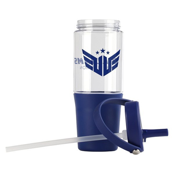 Harbor Recycled Single Wall Tumbler w/ Straw, 40oz.