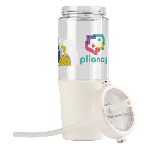 Harbor Recycled Single Wall Tumbler w/ Straw, 40oz.