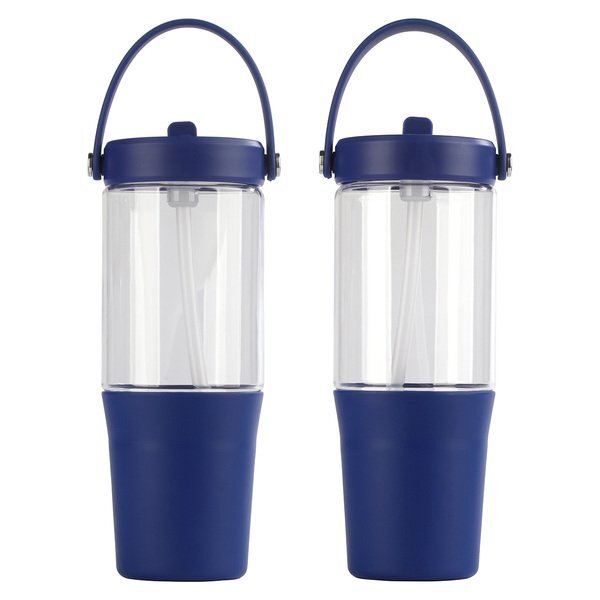 Harbor Recycled Single Wall Tumbler w/ Straw, 40oz.