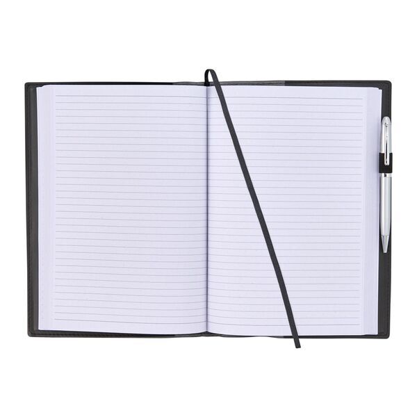 Mela Apple Leather Refillable Journal, 7" x 10"
