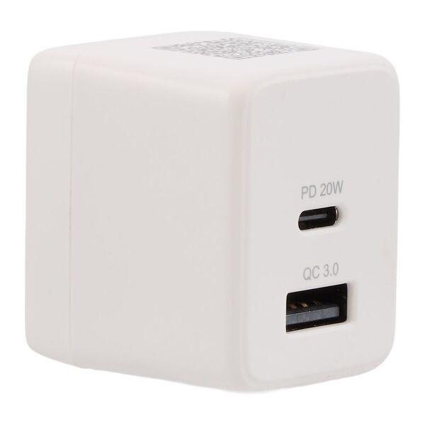 ETL Listed 20W Dual USB-A & C Wall Charger