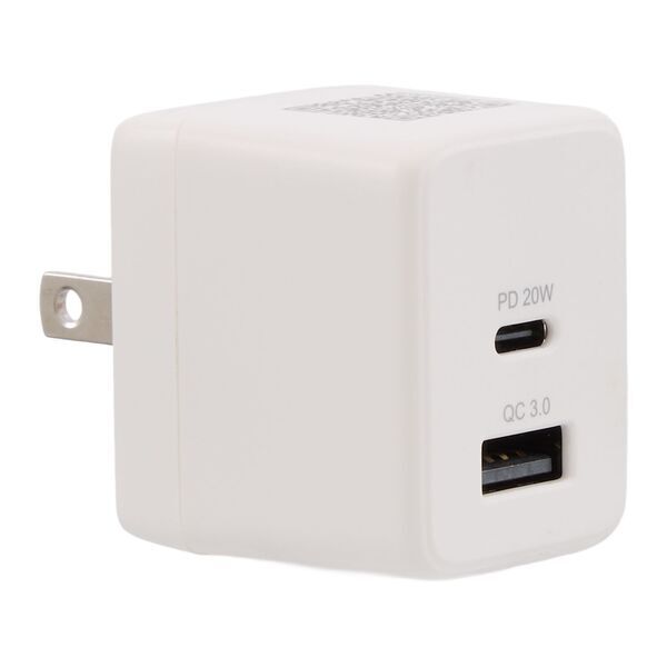 ETL Listed 20W Dual USB-A & C Wall Charger