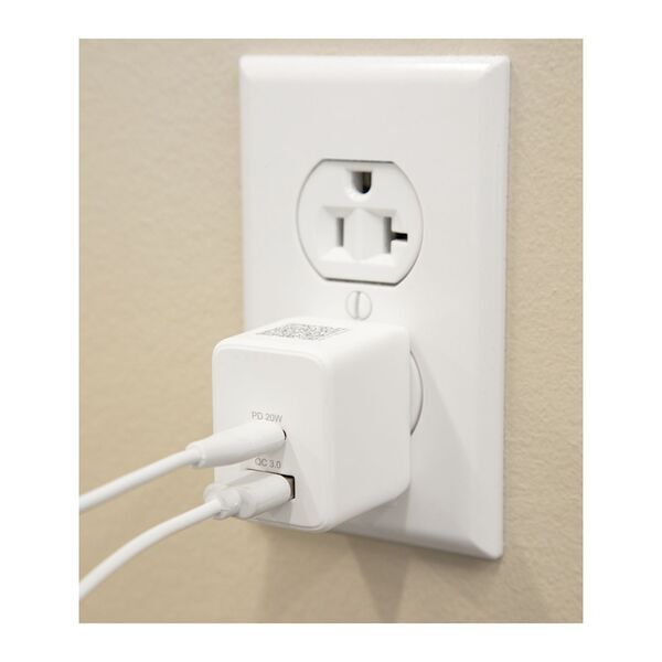 ETL Listed 20W Dual USB-A & C Wall Charger