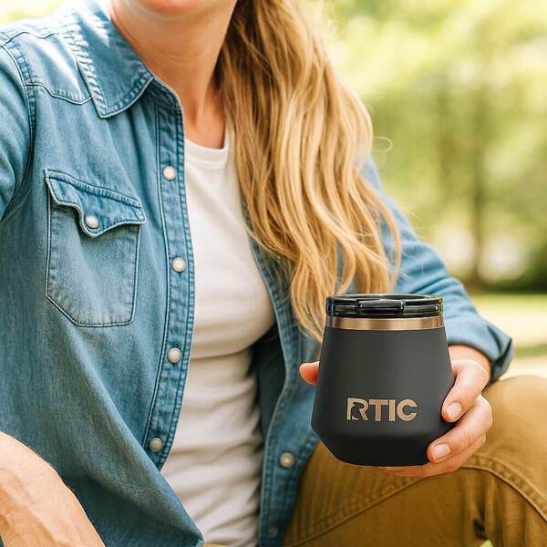 RTIC® Happy Hour Ceramic Lined Lowball Tumbler, 8oz.