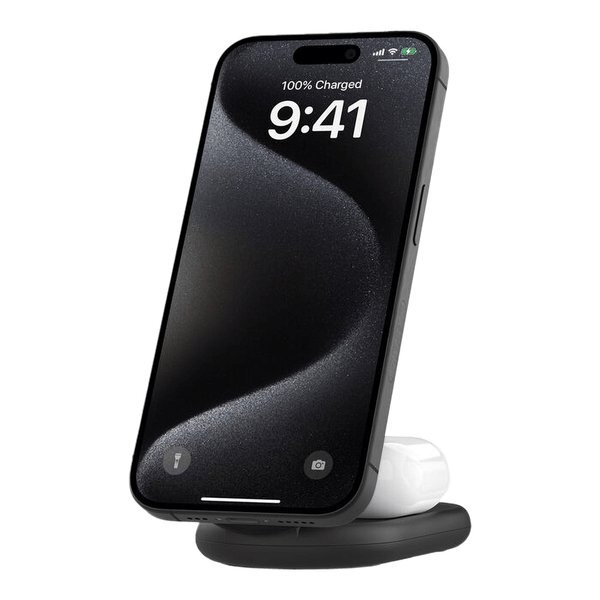Belkin® Boostcharge 2-in-1 Magnetic Foldable Wireless Charger