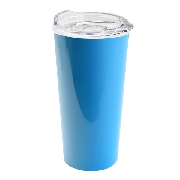 The Roadmaster Travel Tumbler w/ Clear Slide Lid, 18oz.