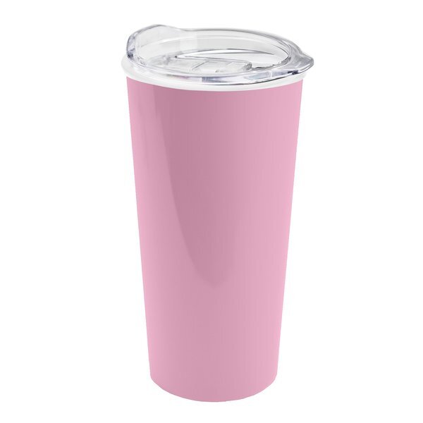 The Roadmaster Travel Tumbler w/ Clear Slide Lid, 18oz.