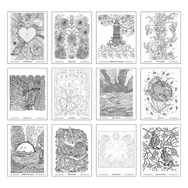 Good Value™ Faithful Reflections Adult Coloring Book