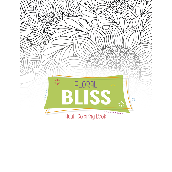 Good Value™ Floral Bliss Adult Coloring Book